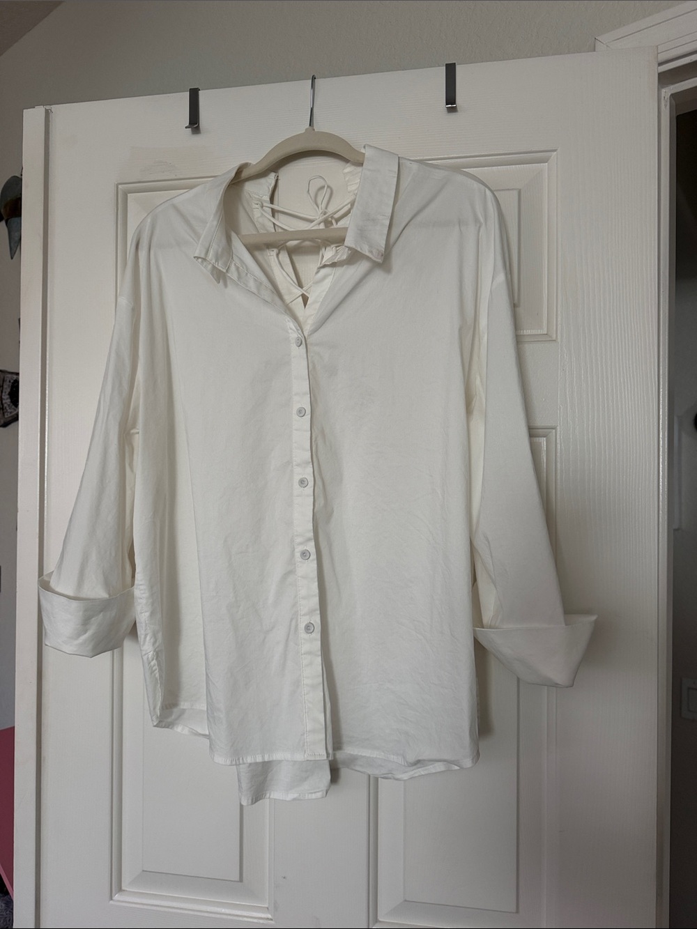 DAVI & DANI white women’s Button Down Shirt